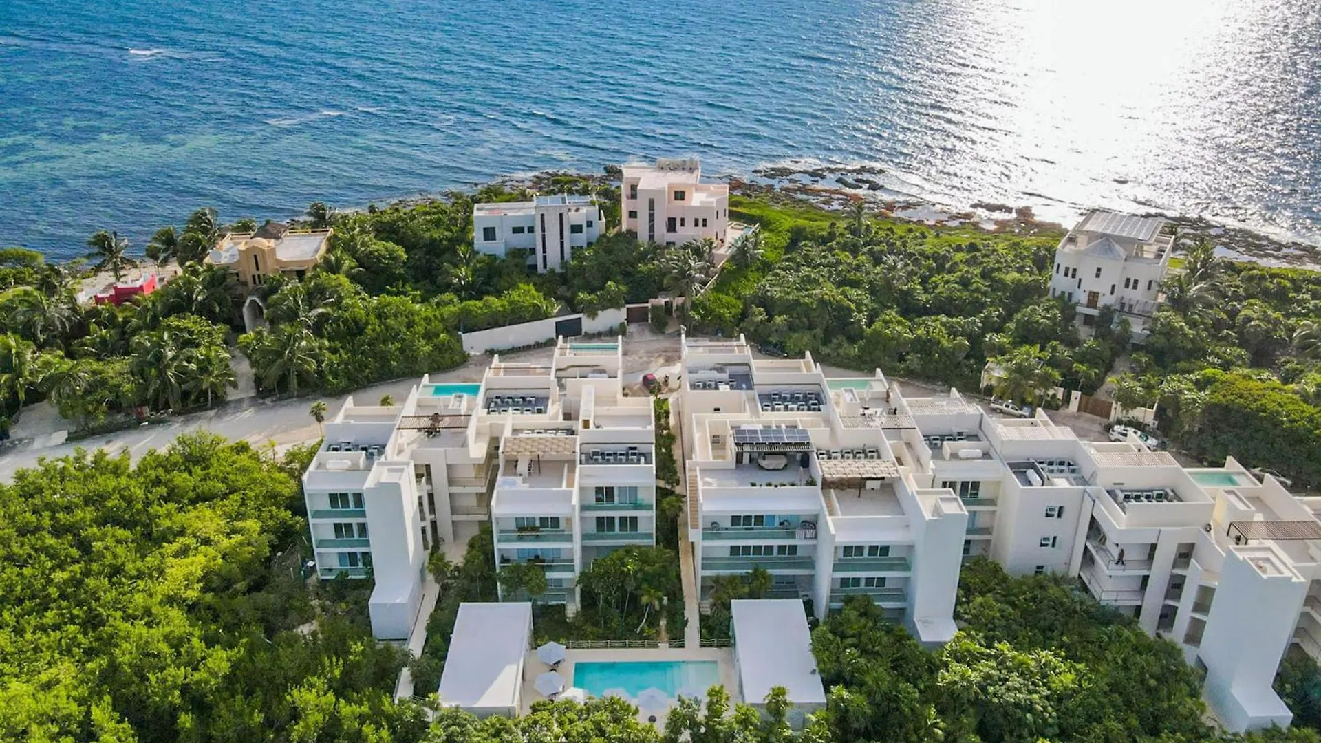 Santamar By Tao Beach Condos With Pool & Walk To Ocean Akumal Apartment