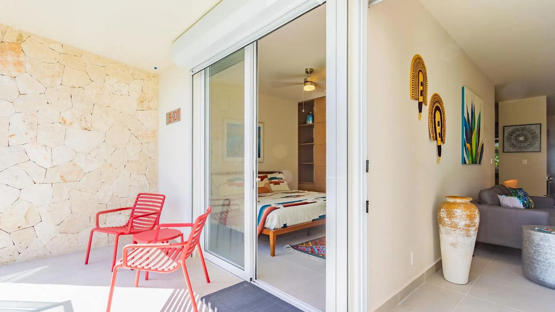 Santamar By Tao Beach Condos With Pool & Walk To Ocean Akumal Apartment